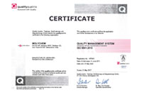 ISO Certificate